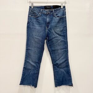 Just Black Denim Raw Hem Jeans Size 27 New